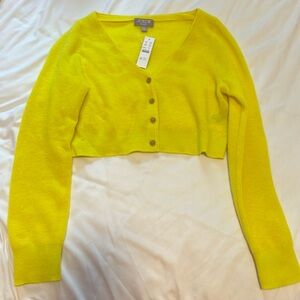 NWT Jcrew Cashmere Cropped Sweater